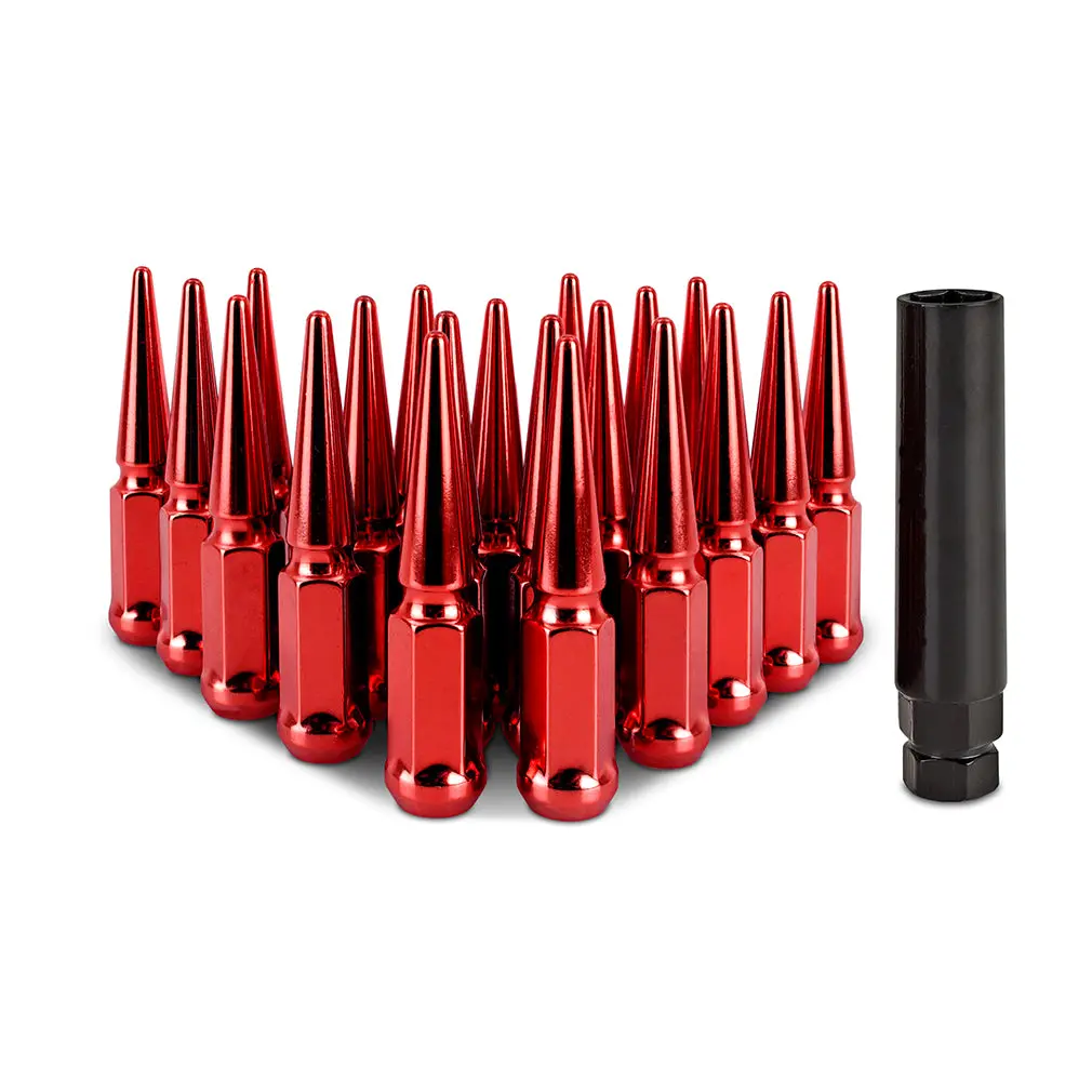 Mishimoto Mmlg-Sp1215-20Rd Mishimoto Spiked Lug Nuts, M12x1.5, 20-Pc Set 1