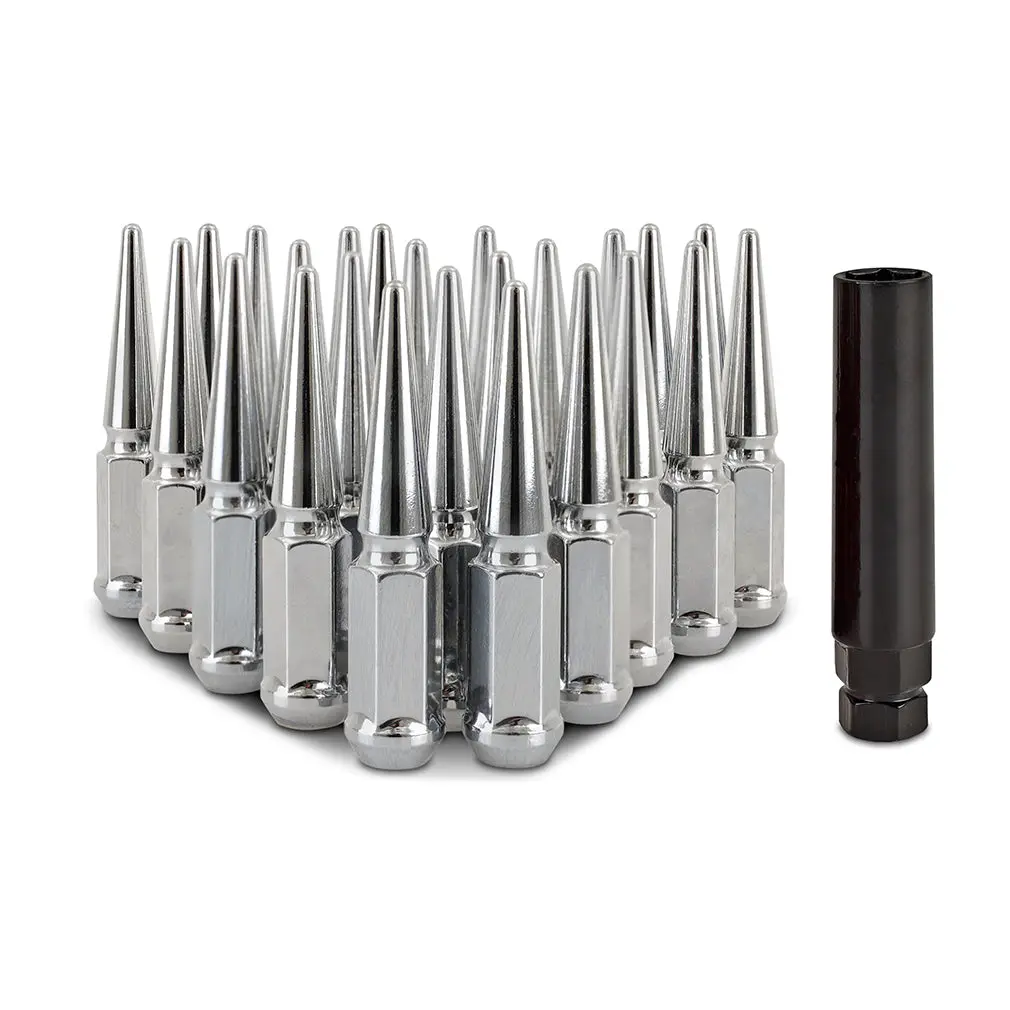 Mishimoto Mmlg-Sp1415-24Ch Mishimoto Spiked Lug Nuts, M14x1.5, 24-Pc Set 1