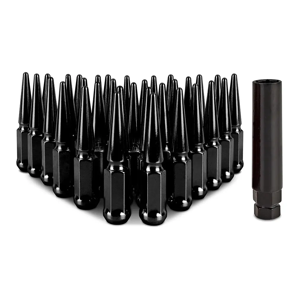 Mishimoto Mmlg-Sp1415-32Bk Mishimoto Spiked Lug Nuts, M14x1.5, 32-Pc Set 1