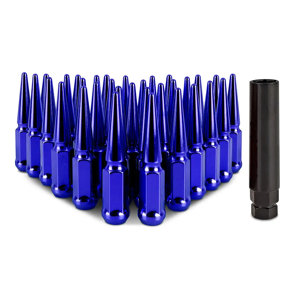 Mishimoto Mmlg-Sp1415-32Bl Mishimoto Spiked Lug Nuts, M14x1.5, 32-Pc Set 1