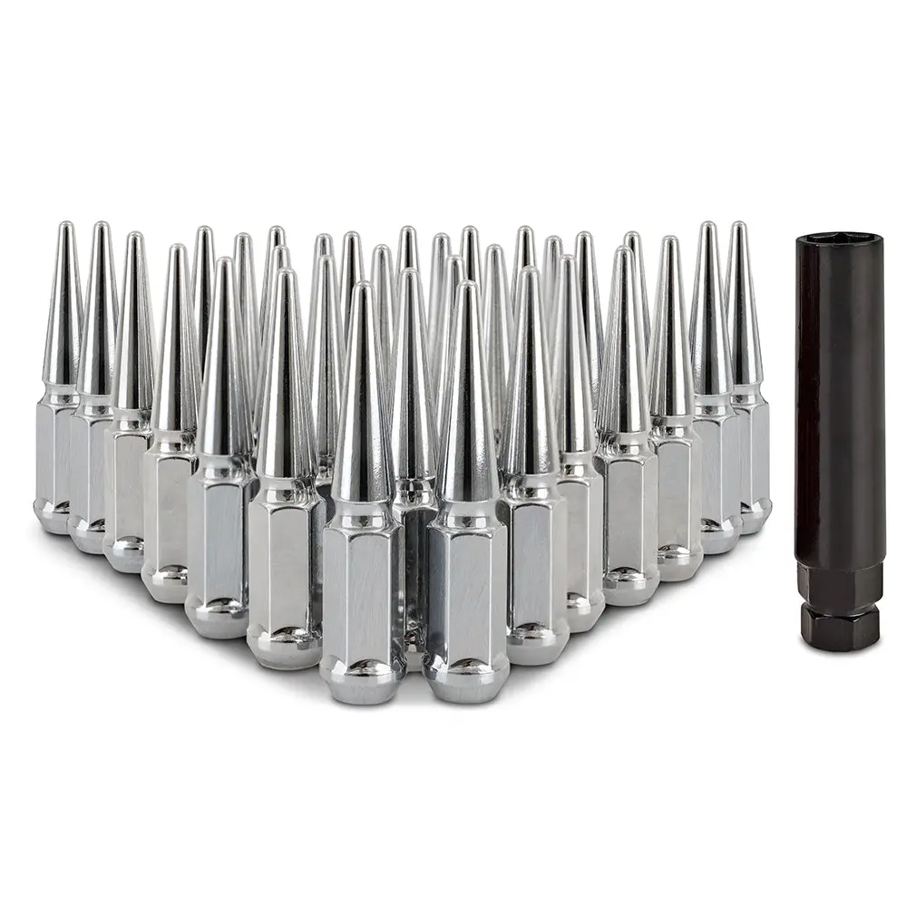 Mishimoto Mmlg-Sp1415-32Ch Mishimoto Spiked Lug Nuts, M14x1.5, 32-Pc Set 1