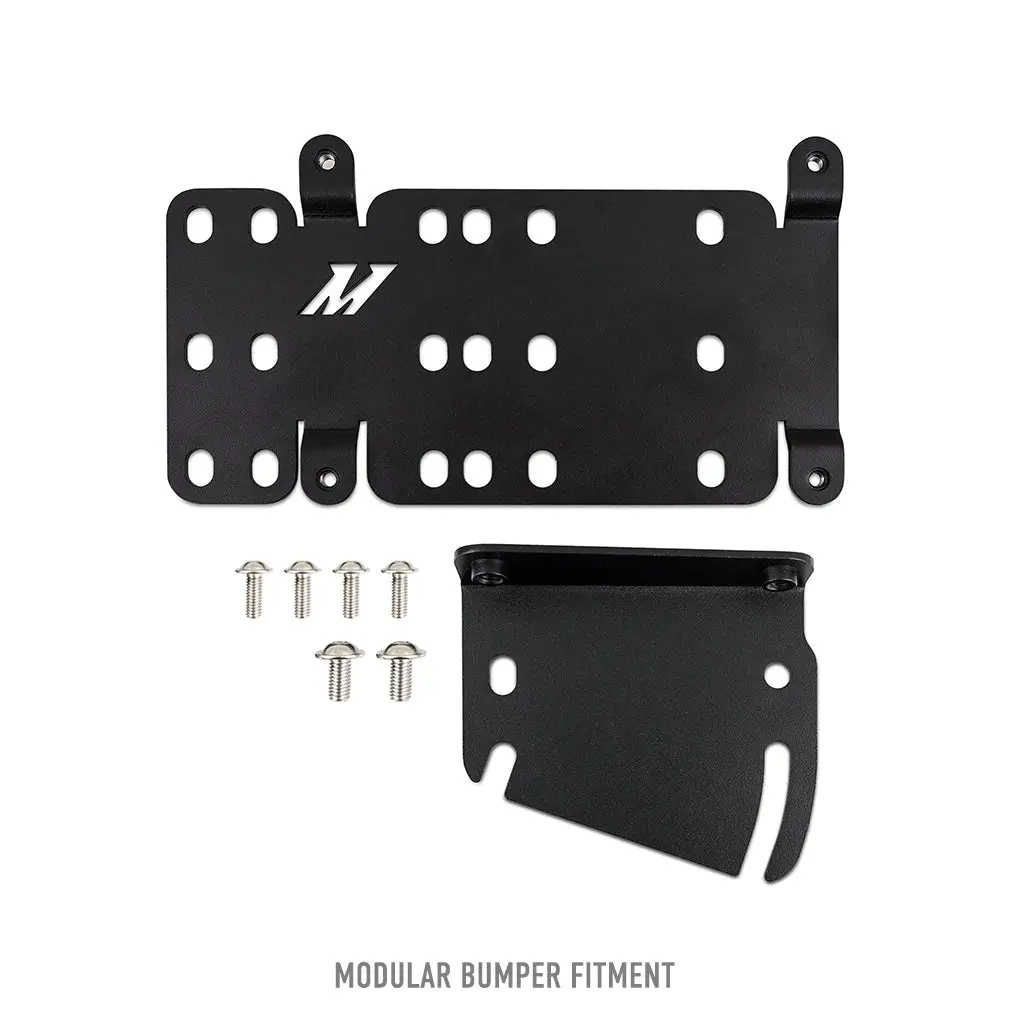 Mishimoto Mmlp-Br-21M License Plate Relocation Kit, Fits Ford Bronco 2021+, Modular Bumper 1