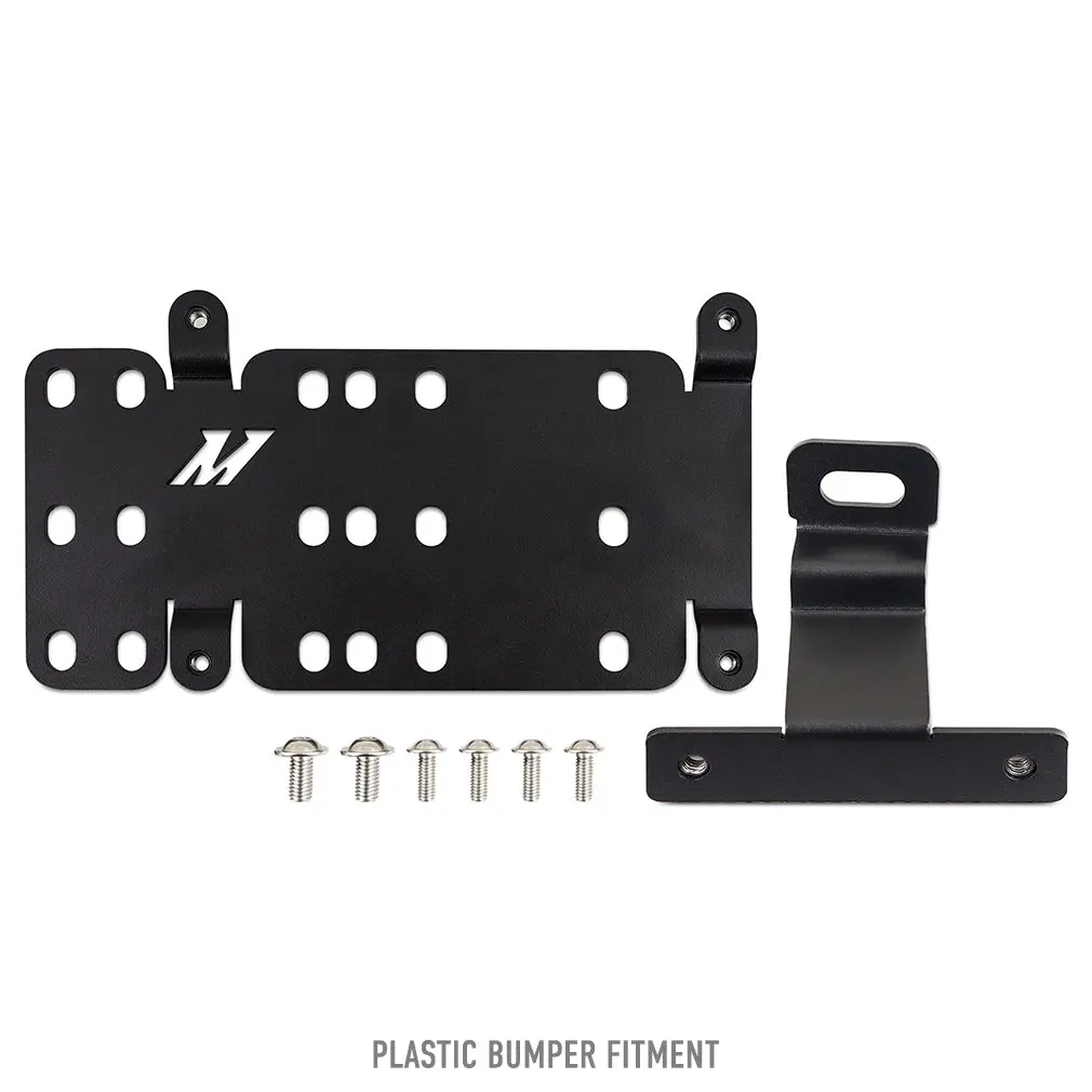 Mishimoto Mmlp-Br-21S License Plate Relocation Kit, Fits Ford Bronco 2021+, Plastic Bumper 1