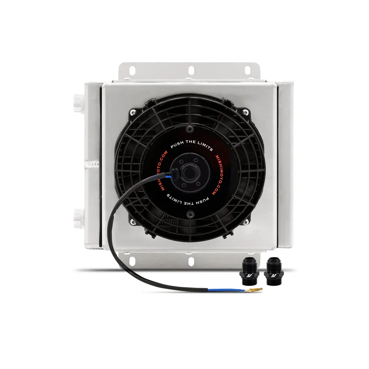 Mishimoto Mmoc-23-K Universal Oil Cooler Kit, 23-Row Cooler With 8" Fan 1