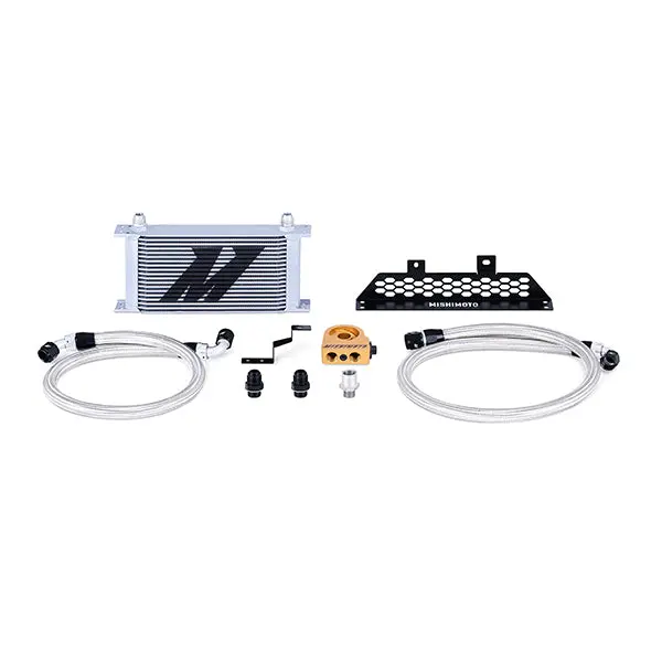 Mishimoto Mmoc-Fost-13T Ford Focus St Oil Cooler Kit, 2013-2018 Silver Thermostatic 1