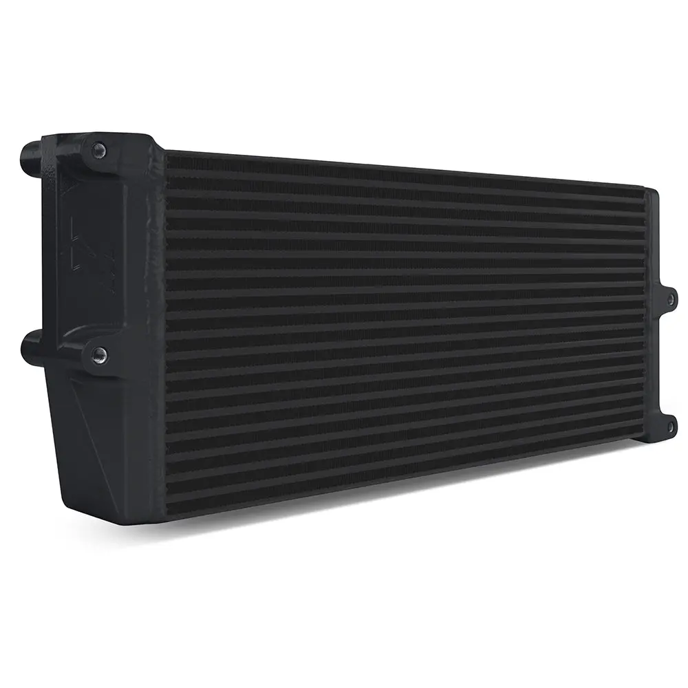 Mishimoto Mmoc-Oo-17Bk Universal Heavy-Duty Bar-And-Plate Oil Cooler, 17In Core, Opposite-Side Outlets 1