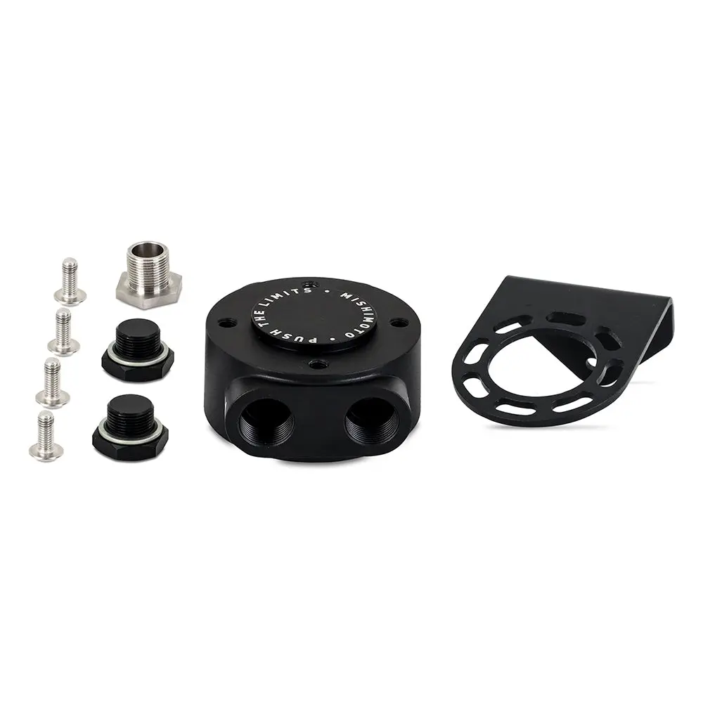 Mishimoto Mmoc-Rfh-34Bk Mishimoto Remote Oil Filter Mount, 3/4-16 Filter Thread, Black 1