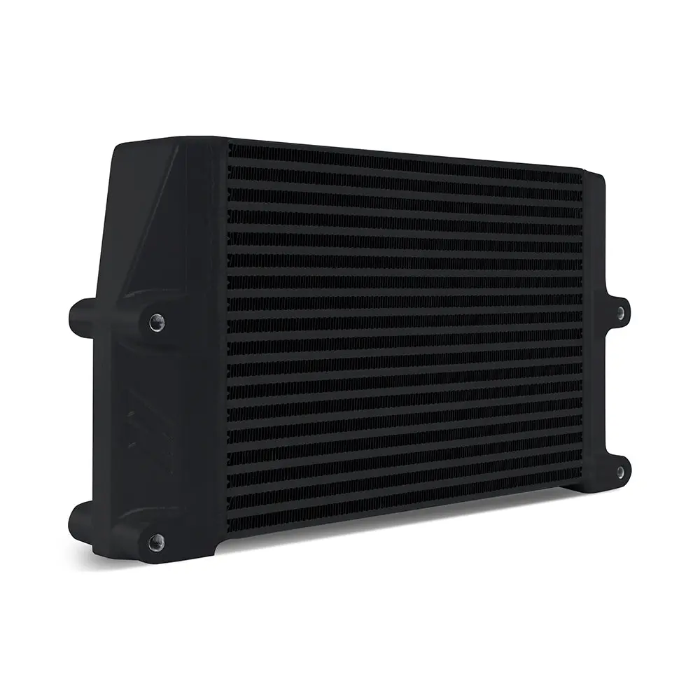 Mishimoto Mmoc-Sso-10Bk Heavy-Duty Bar And Plate Oil Cooler, 10In Core, Same-Side Outlets, Black 1