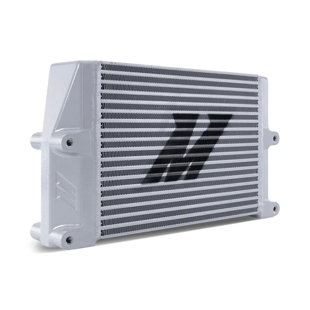 Mishimoto Mmoc-Sso-10Sl Heavy-Duty Bar And Plate Oil Cooler, 10In Core, Same-Side Outlets, Silver 1
