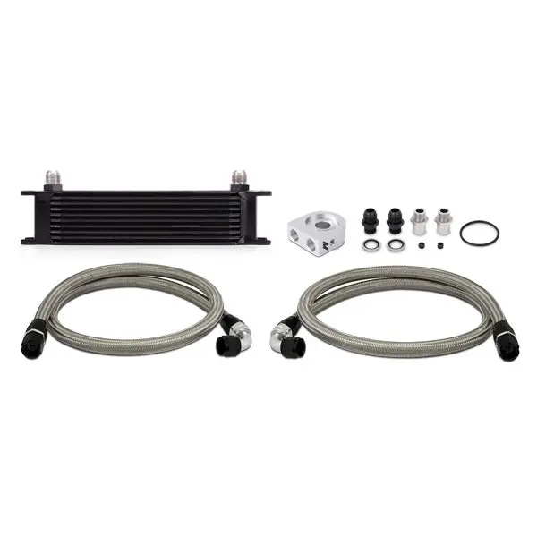 Mishimoto Mmoc-Ubk Universal 10 Row Oil Cooler Kit, Black 1