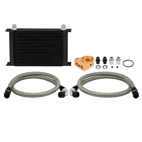 Mishimoto Mmoc-Uhtbk Universal Thermostatic Oil Cooler Kit, Black, 25 Row 1