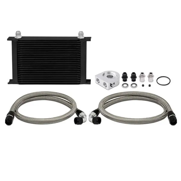 Mishimoto Mmoc-Ulbk Universal 19 Row Oil Cooler Kit, Black 1