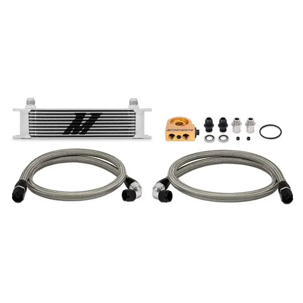 Mishimoto Mmoc-Ut Universal Thermostatic 10 Row Oil Cooler Kit 1