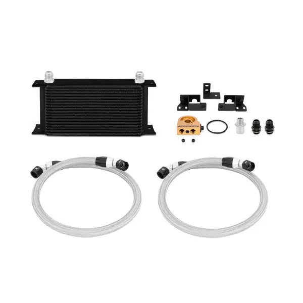 Mishimoto Mmoc-Wra-07Tbk Jeep Wrangler Jk Thermostatic Oil Cooler Kit, Black, 2007-2011 1