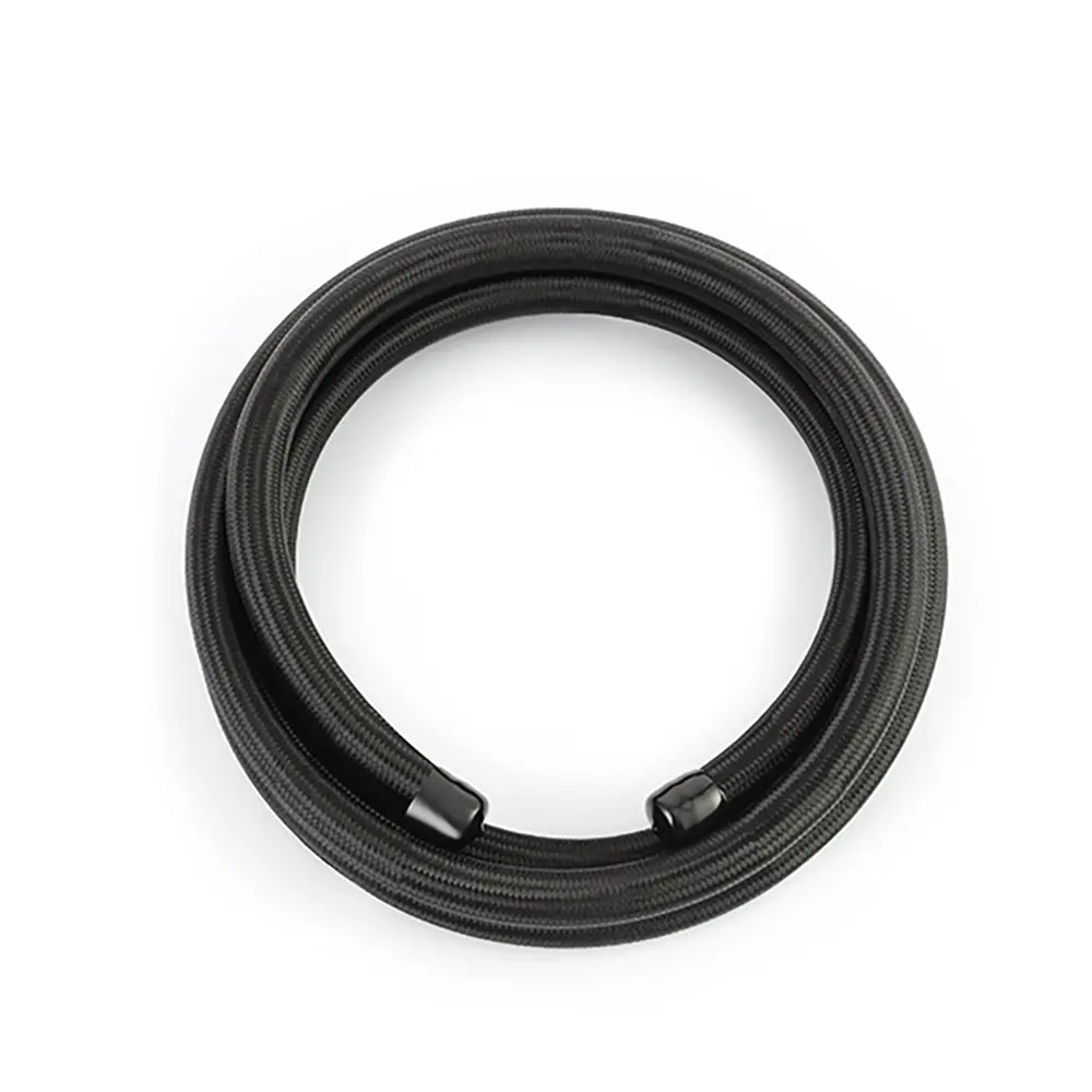 Mishimoto Mmsbh-10120-Cb -10An Braided Line, Black Nylon - 10Ft 1