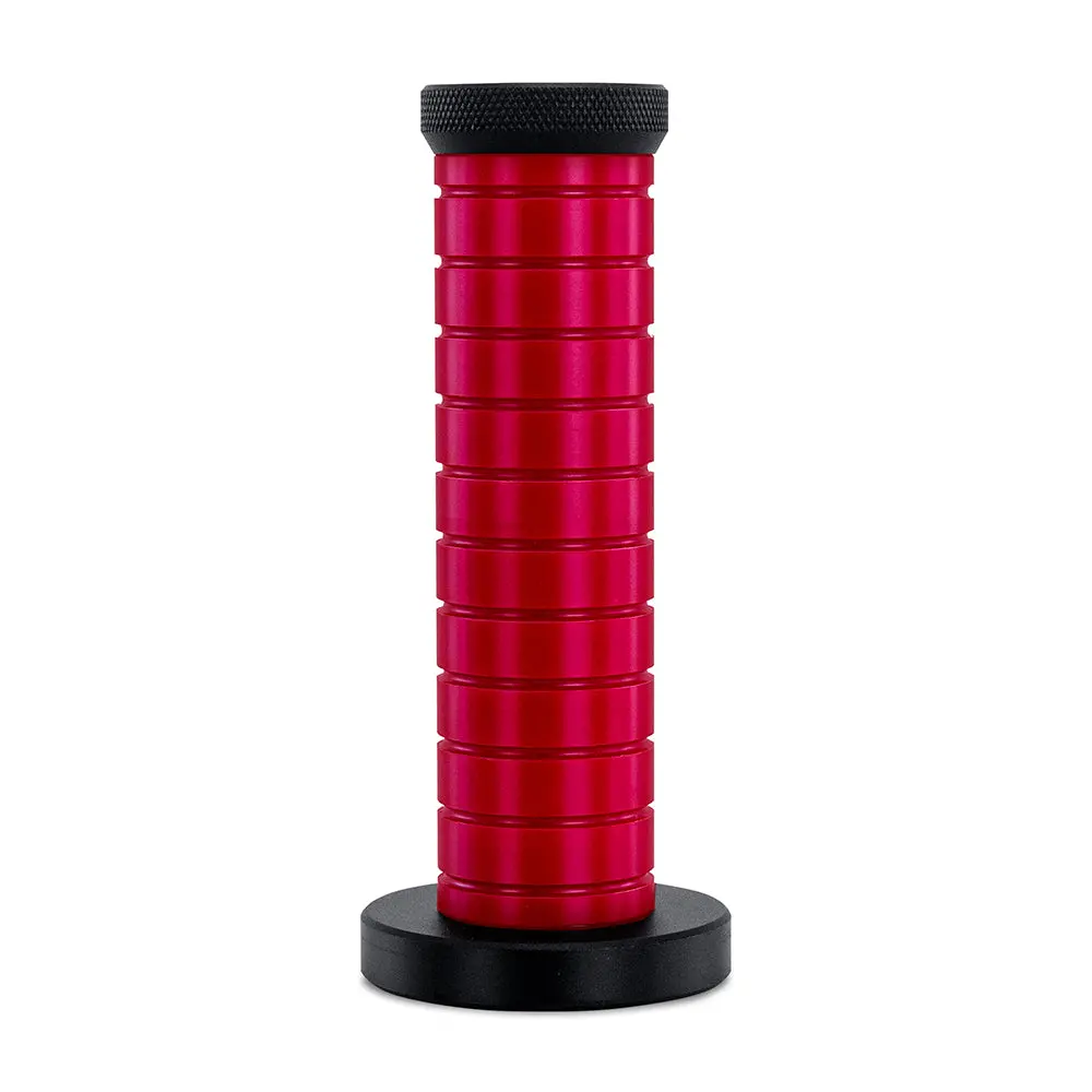 Mishimoto Mmsk-Bmxbkrdh Grip Shift Knob, Red Grip, Black Top And Bottom 1