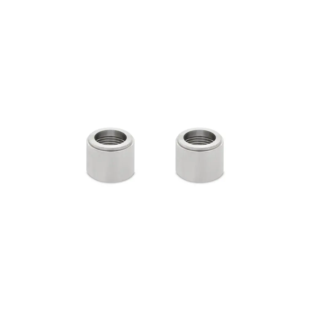 Mishimoto Mmwb-38 3/8" Npt Weld-On Bung, Aluminum, Pack Of 2 1