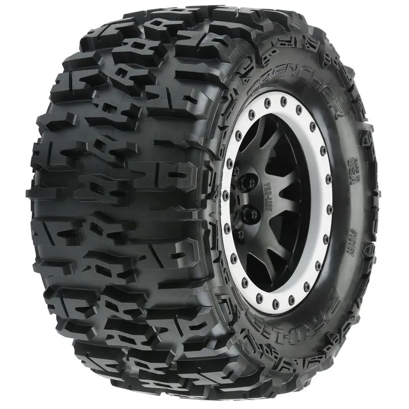 1/5 Trencher Pro-Loc F/R 4.3" X-Maxx Mtd 24Mm Blk/Gry Impulse (2) 1