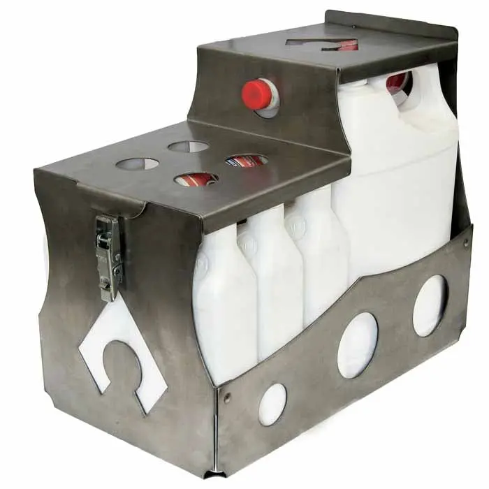 Racing Quart Crate - 6 Qts, Brake, P/S, 2 Gallons 1