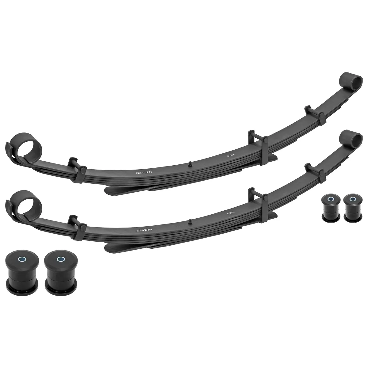 Rockjock Xj Cherokee Rear Leaf Spring Set W/ Urethane Bushings 1