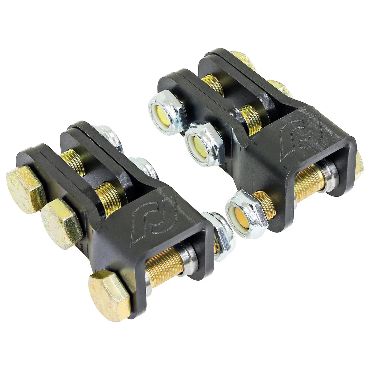Antirock Double Shear End Link Bracket Kit, Extends Arm Length 1.5 In., Allows Up To 1.25 In. Link Offset, Hardware Incl., Pair 1