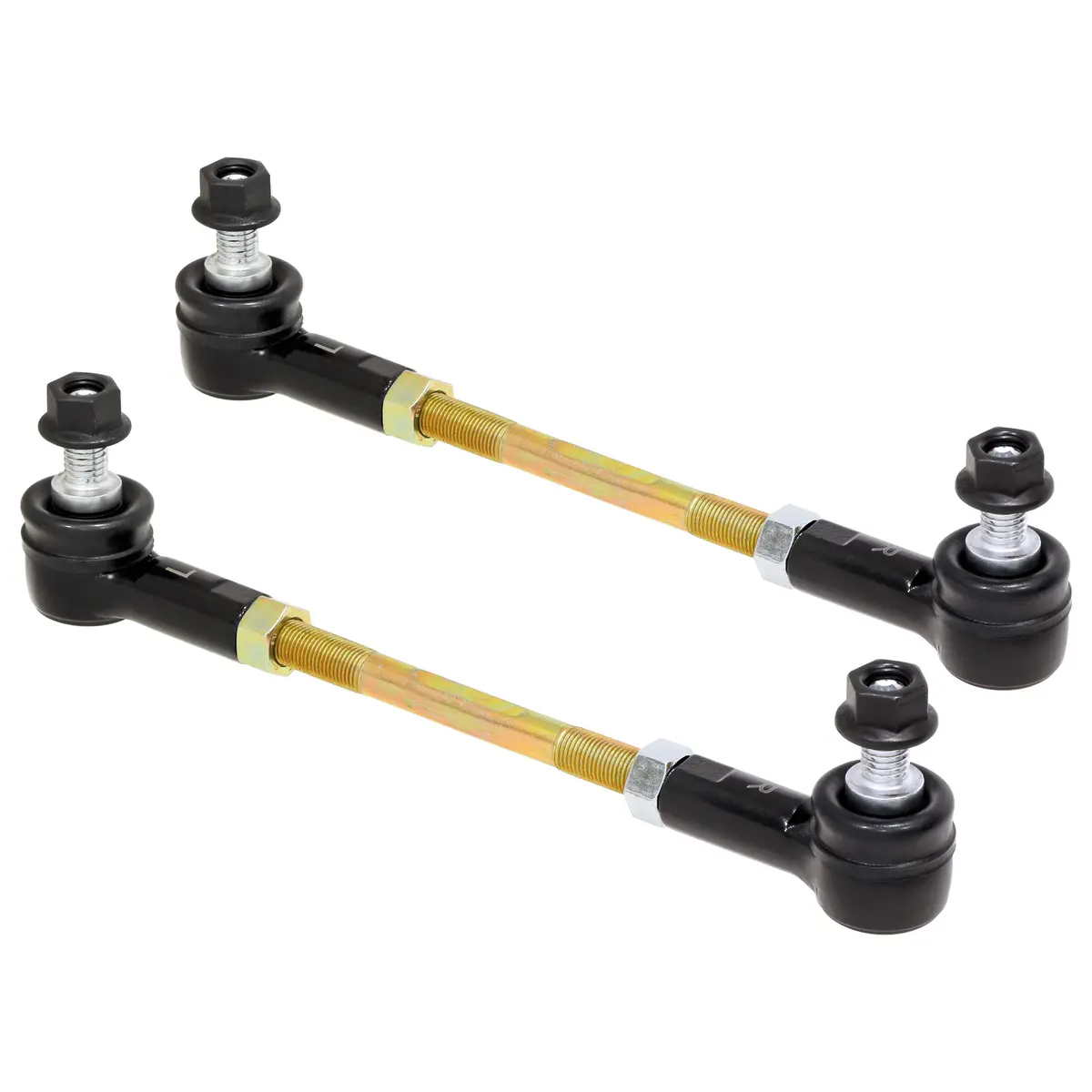 Rockjock Adjustable Sway Bar End Link Kit (6 1/2 In. Long Rods W/ Sealed Rod Ends And Jam Nuts, Pair) 1