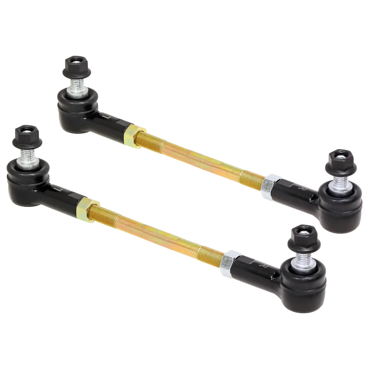Rockjock Adjustable Sway Bar End Link Kit (8 1/2 In. Long Rods W/ Sealed Rod Ends And Jam Nuts, Pair) 1