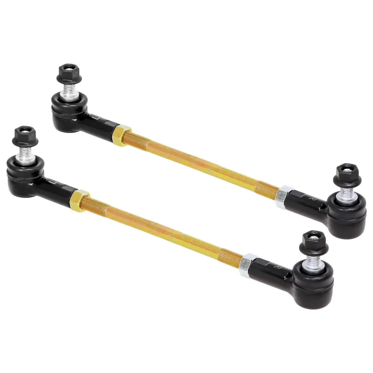 Rockjock Adjustable Sway Bar End Link Kit (10 1/2 In. Long Rods W/ Sealed Rod Ends And Jam Nuts, Pair) 1