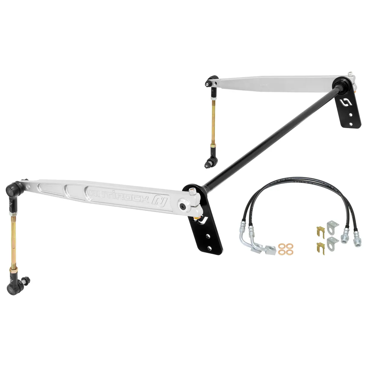 Antirock Sway Bar Kit, Jk 2D Rear, Bolt-On, 7075 Billet Aluminum Arms, .850 In. Bar 1