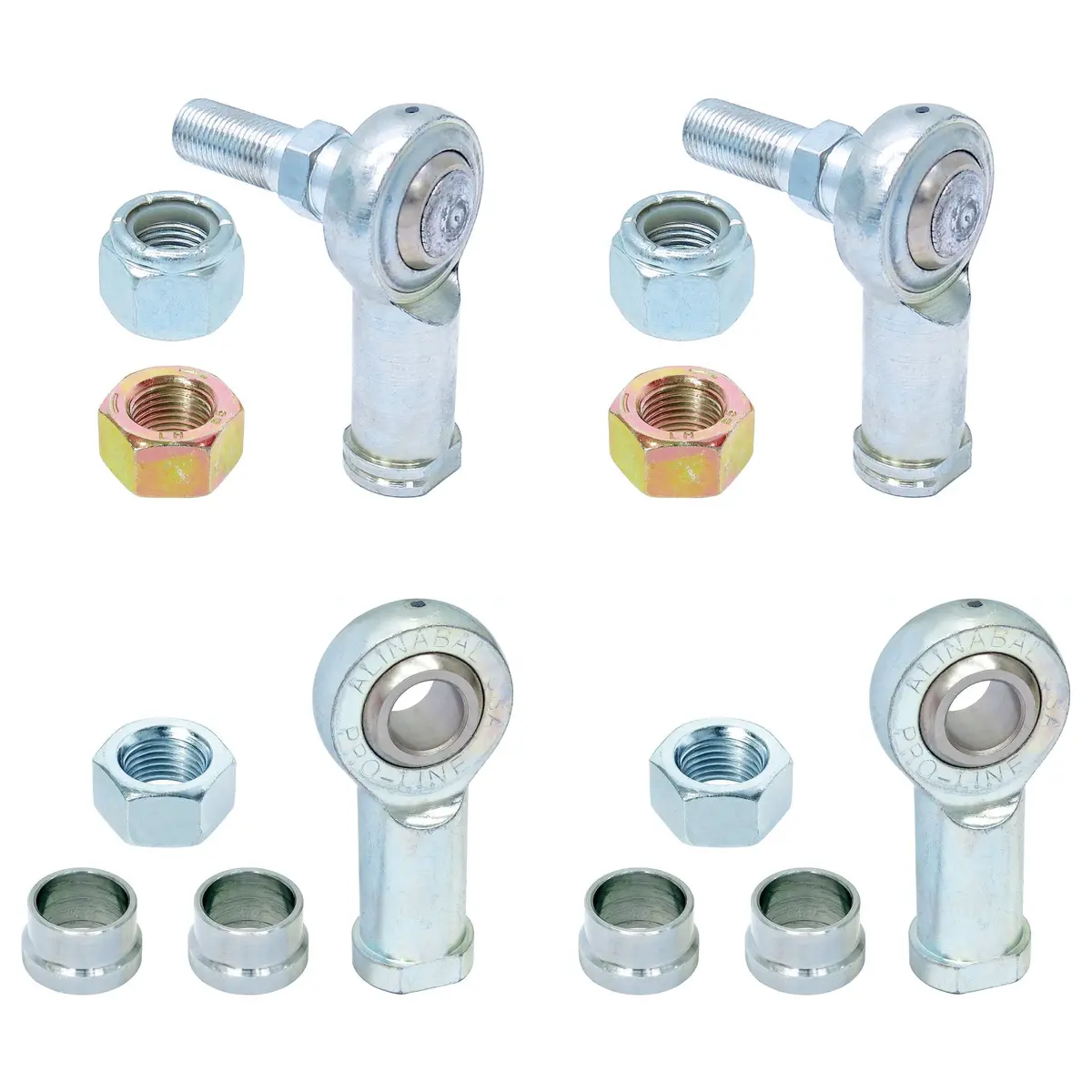 Rockjock Adjustable Sway Bar End Link Rod End Pack For Jt Rear, Heim Style 1