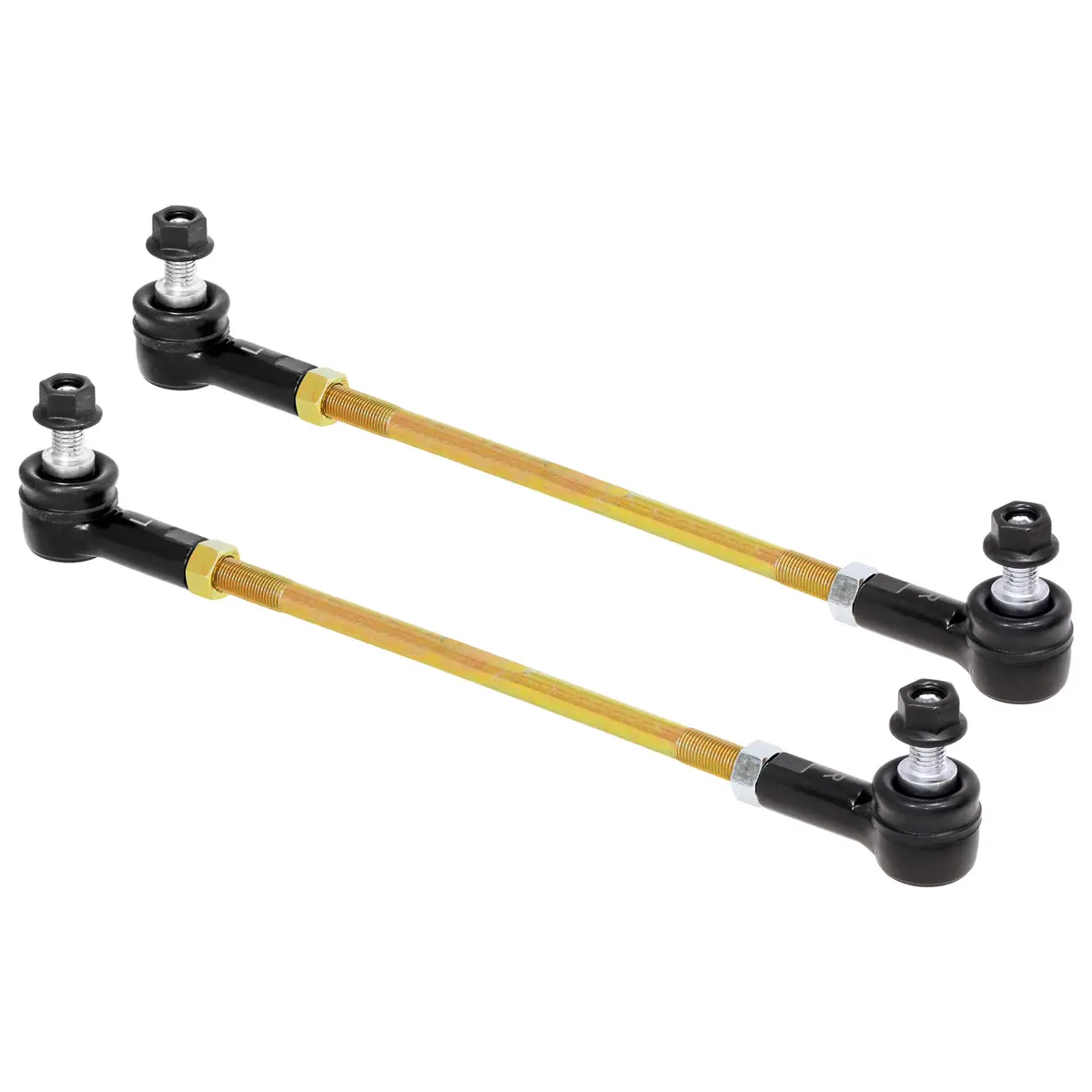 Rockjock Adjustable Sway Bar End Link Kit (12 1/2 In. Long Rods W/ Sealed Rod Ends And Jam Nuts, Pair) 1
