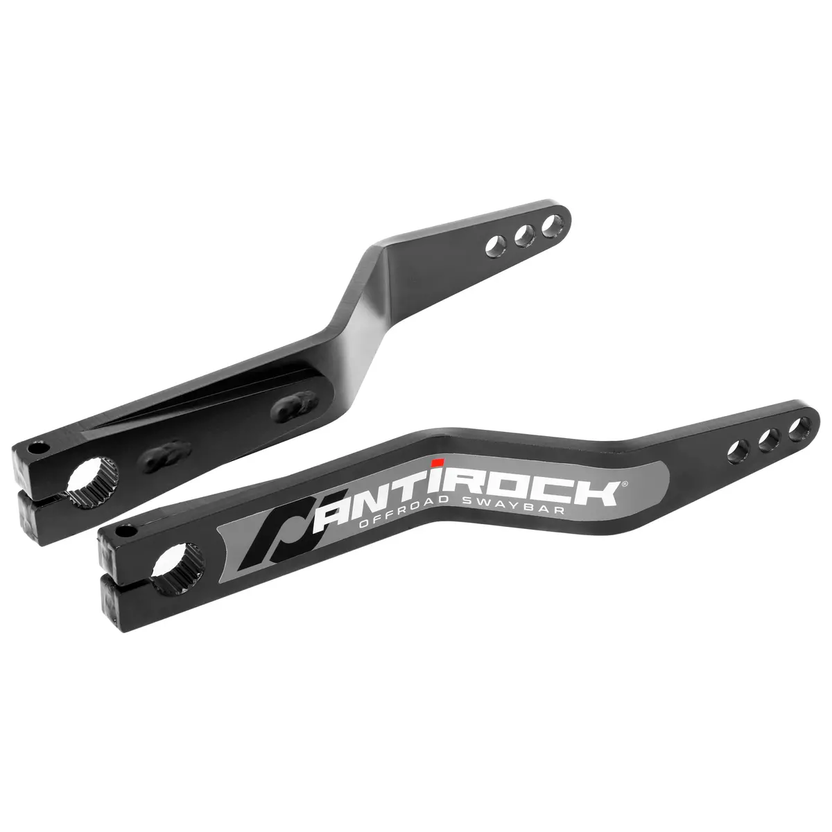 Antirock Fabricated Steel Sway Bar Arms, 15.2 In. Long, 2.5 In. Offset Bend, 3 Holes, Incl. Stickers, Pair 1