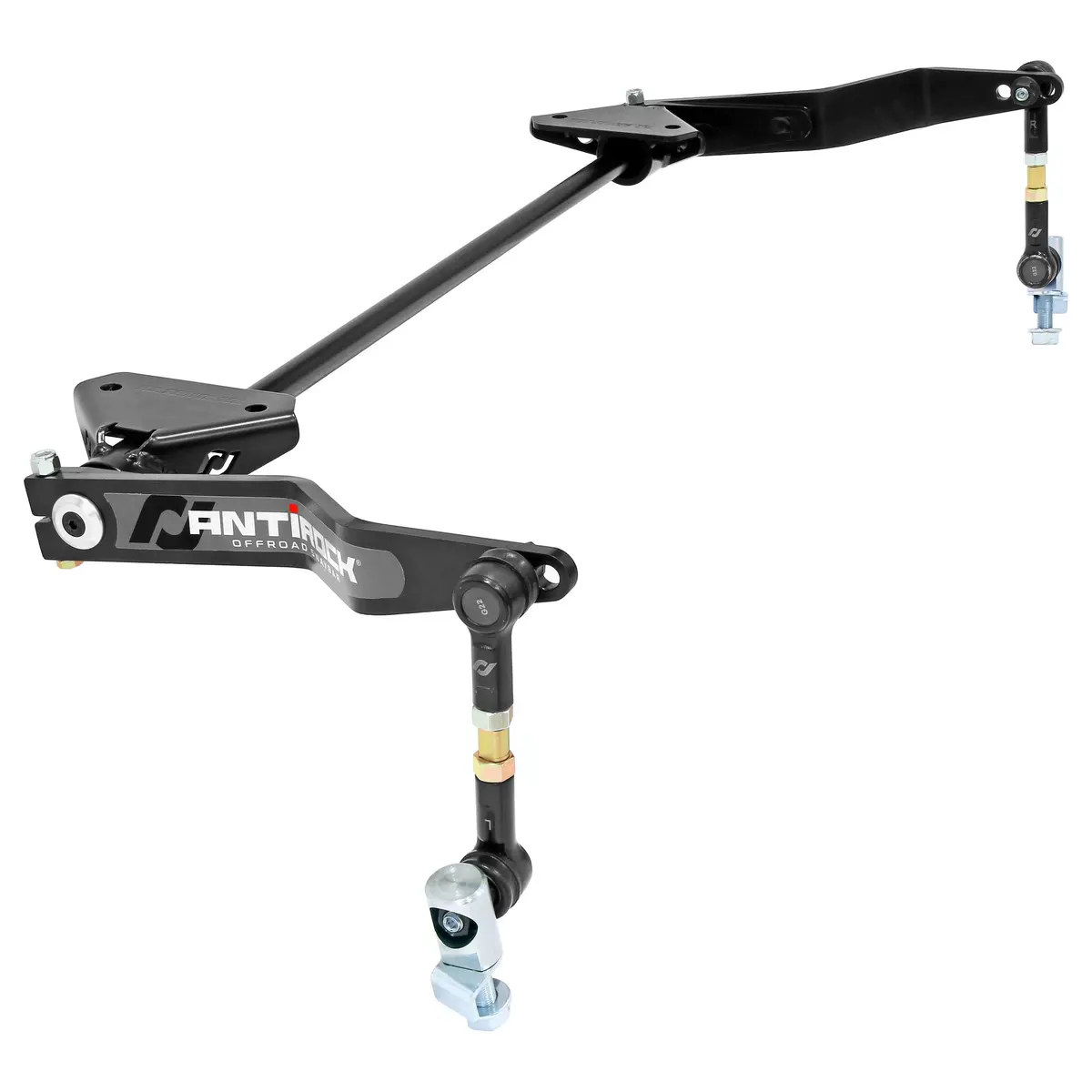 Antirock Sway Bar Kit, Bronco Front, Bolt-On, Steel Arms 1