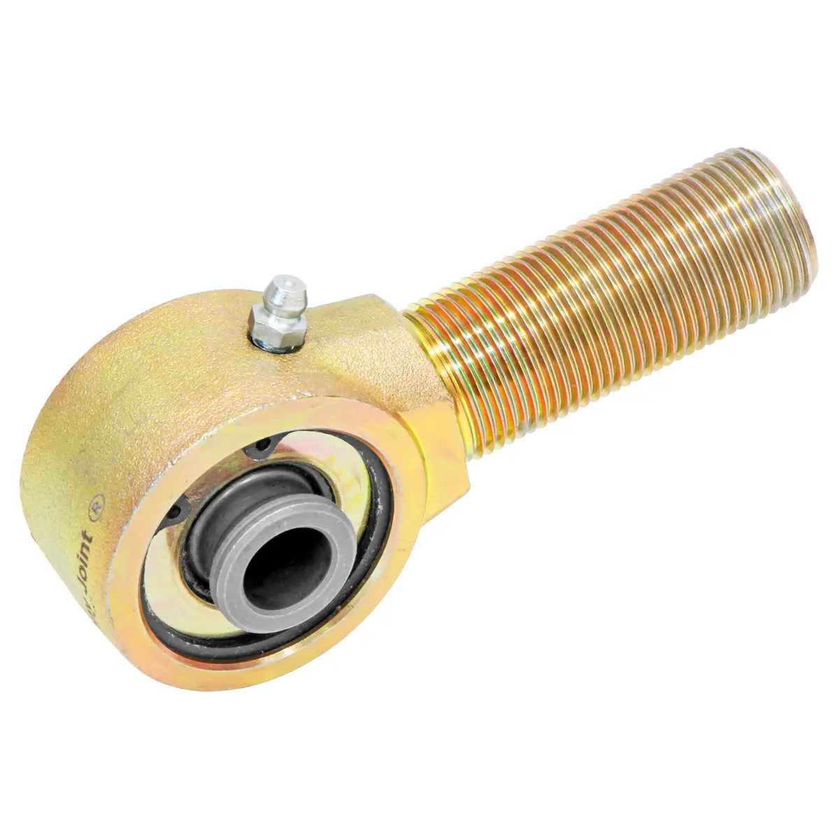 Johnny Joint Rod End, 2 In., Narrow Forged,  1 In.-14 Rh Threads, 1.600 In. X .510 In. Ball, Externally Greased 1