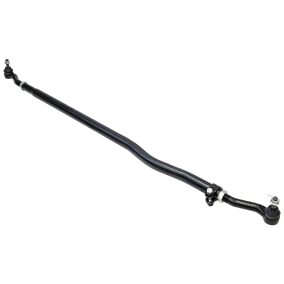 Rockjock Currectlync Jl/Jt Tie Rod, Bolt-On; 1.65 In. Dia. Tube Construction; Forged Tie Rod Ends; Incl. Jam Nuts And Adjusters; 1