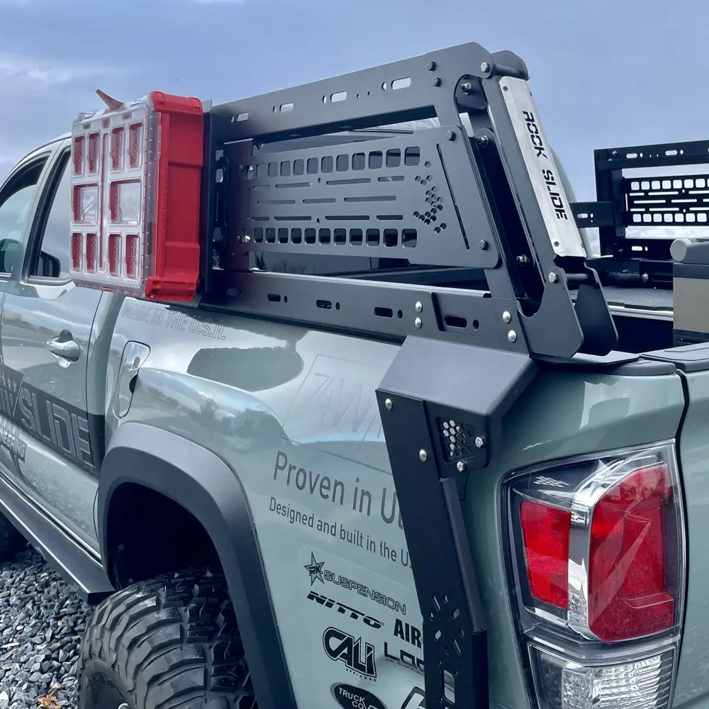 2015-2022 Toyota Tacoma Short Bed Overland Rack Rock Slide Engineering 2