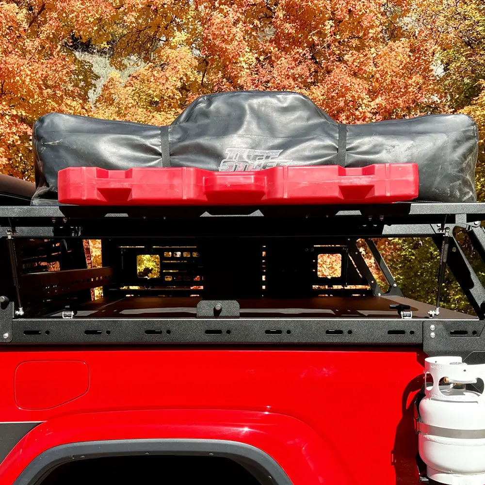 Overland Rack Flip Up Sides Rock Slide Engineering 1