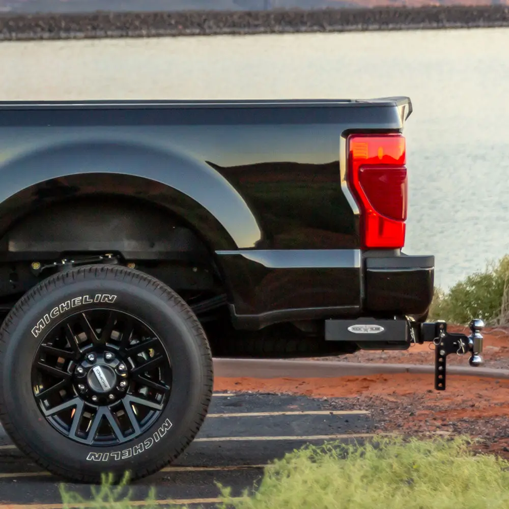 R-Step 9 Inch Wide For 2017-2022 Ford Super Duty Bed Step Attachment Brackets Drivers Side Behind Rear Tire Rock Slide Engineering 1