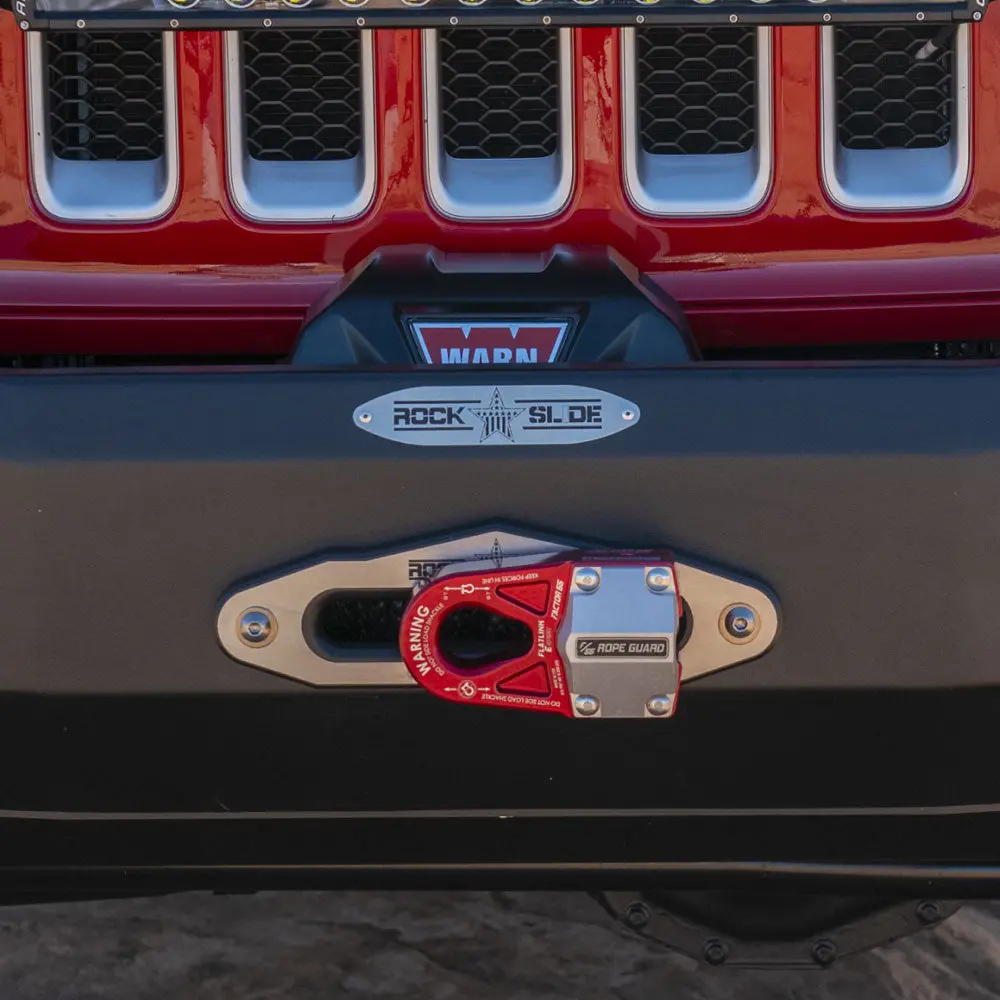 Aluminum Winch Fairlead For Rse Front Bumpers With Synthetic Winch Lines Rock Slide Engineering 1