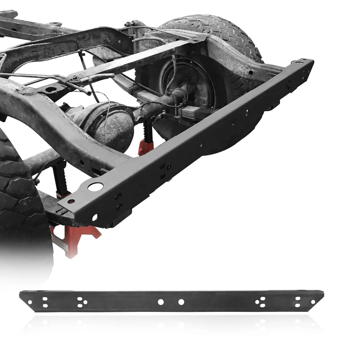 Hooke Road Rear Cross Member Replacement Body Support (76-86  Jeep Cj Cj-7) 1