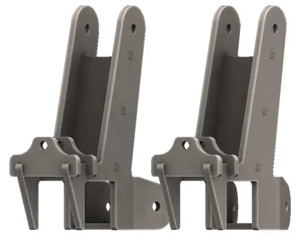 Rockwell Control Arm Brackets With Shock Tabs Pair 1