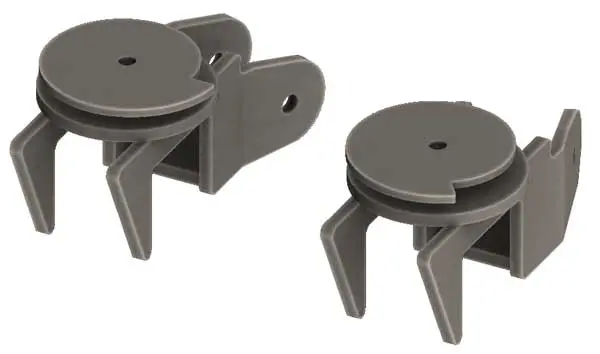 Rockwell Lower Control Arm Brackets With Coil Buckets Pair 1