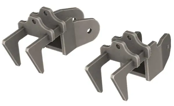 Rockwell Lower Control Arm Brackets With Shock Tabs Pair 1