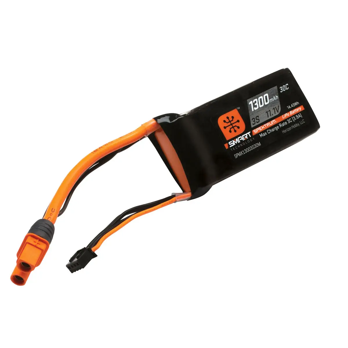 11.1V 1300Mah 3S 30C Smart Lipo Battery: Ic3 1