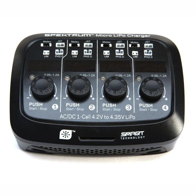 Smart S44 Micro 4-Port Ac/Dc 1S Lipo Smart Charger 1