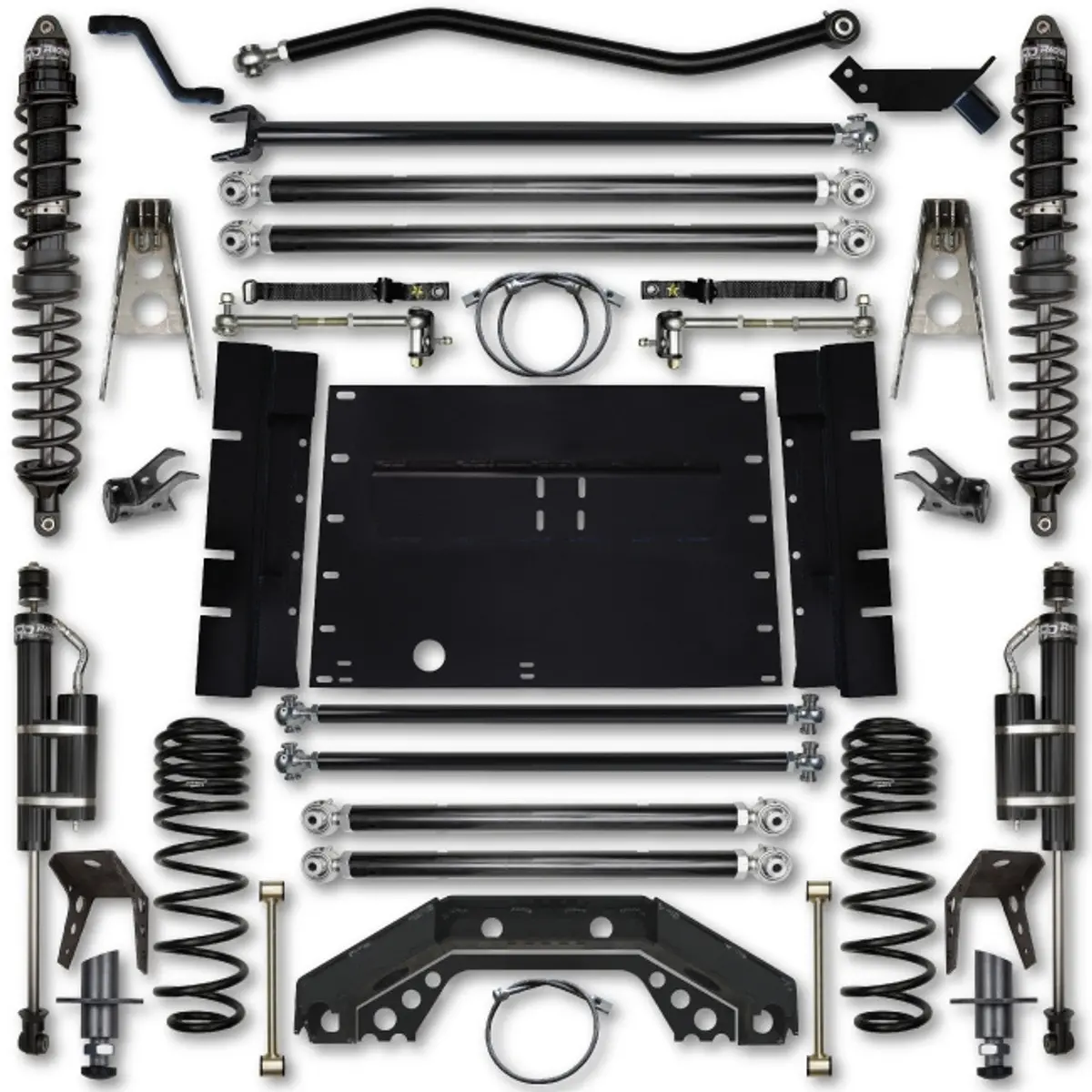 3.5 Inch Coil Over Long Arm System W/ 5 Inch Stretch - Stage 1 Front And Rear Tj35comp-5S02s1 1