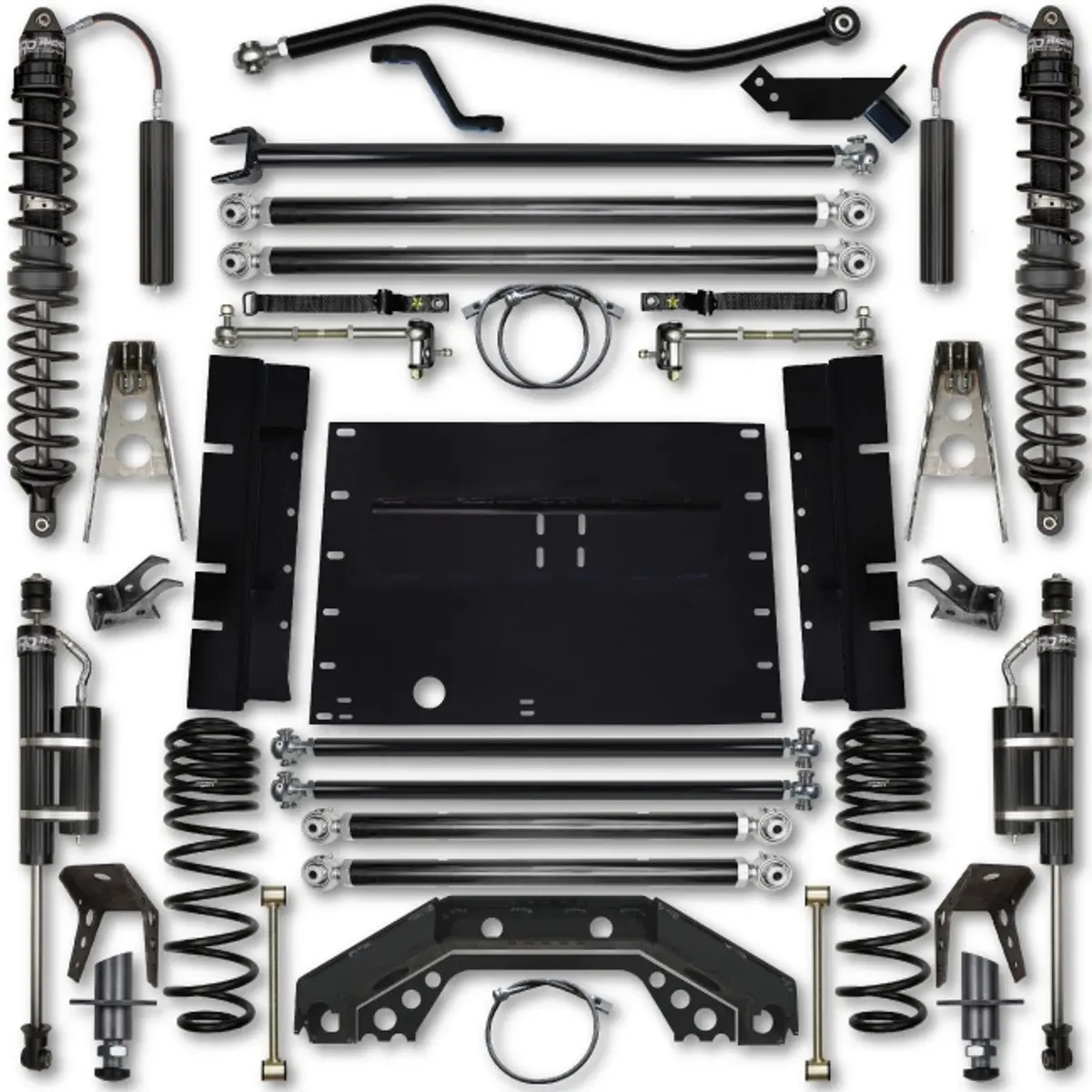 3.5 Inch Coil Over Long Arm System W/ 5 Inch Stretch - Stage 2 Front And Rear Tj35comp-5S01s2 1