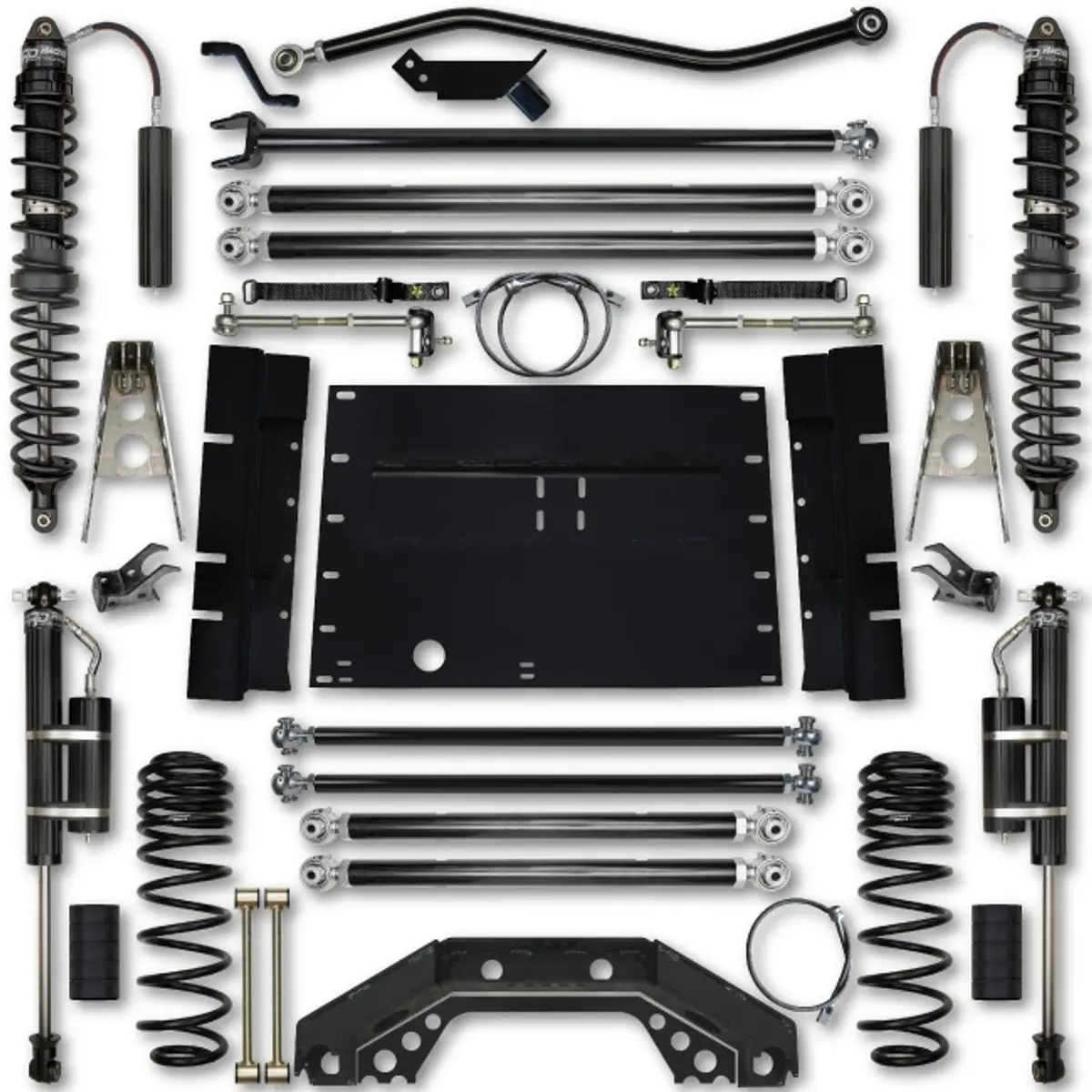 4.5 Inch Coil Over Long Arm System - Stage 2 Front And Rear Tj45comp-02S2 1