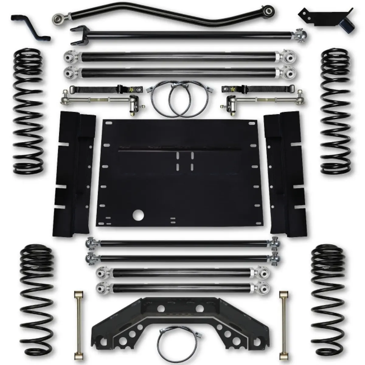 4.5 Inch X Factor Long Arm System - Stage 1 Front And Rear Tj45xfla-01S1 1