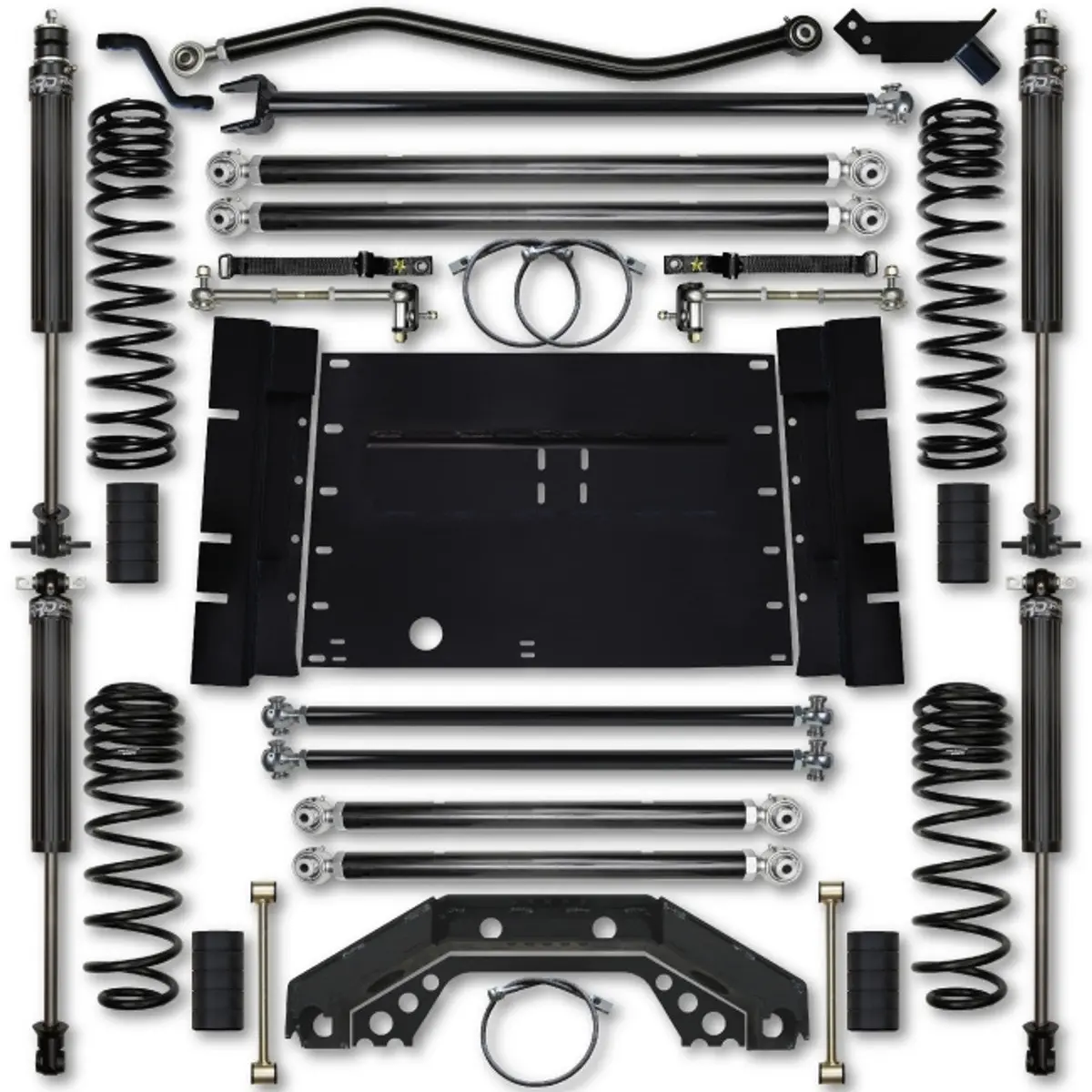 4.5 Inch X Factor Long Arm System - Stage 1 Front And Rear Tj45xfla-02S1 1